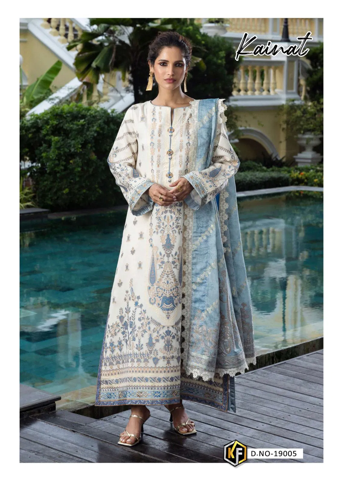 Kainat Vol 19 By Keval Fab Lawn Cotton Dress Material Suppliers In India
